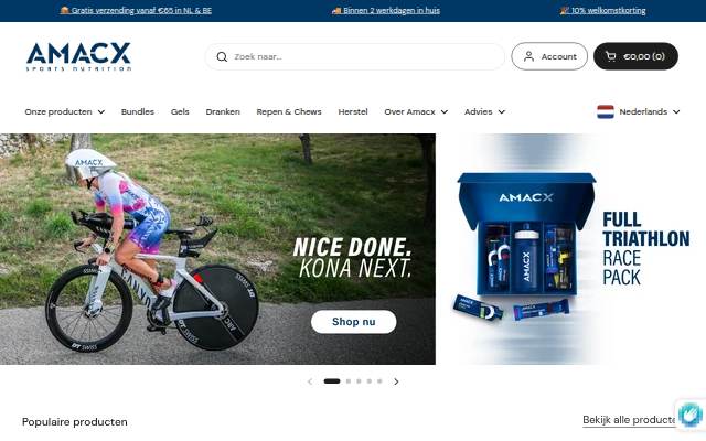 Montra da Amacx Sports Nutrition Netherlands