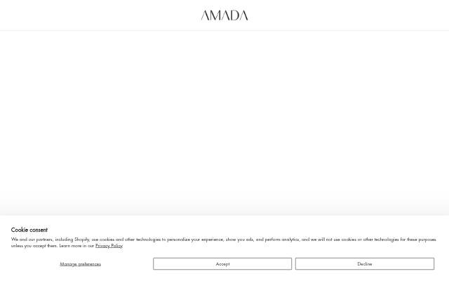AMADAWEAR storefront