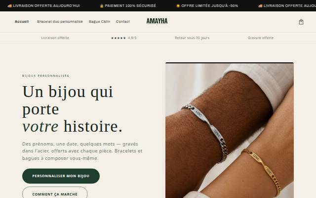 Amayha storefront