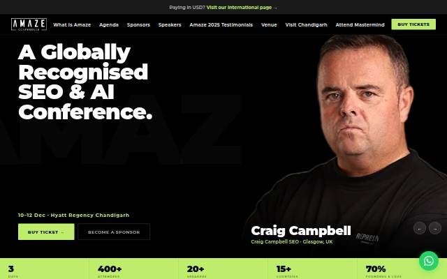 Amaze Conference 2026 — India's Biggest SEO & AI Conference storefront
