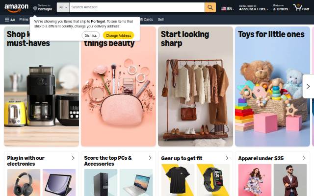 amazon.com storefront