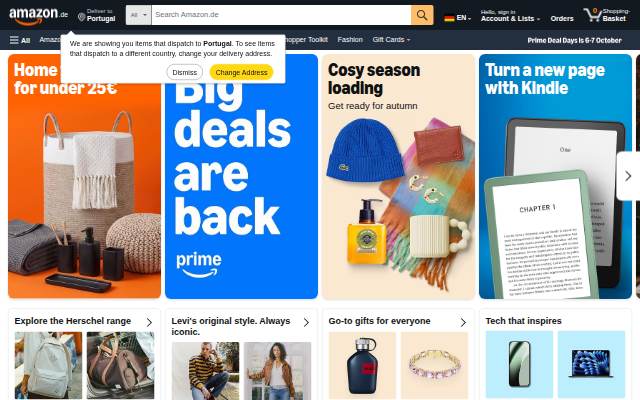 amazon.de storefront
