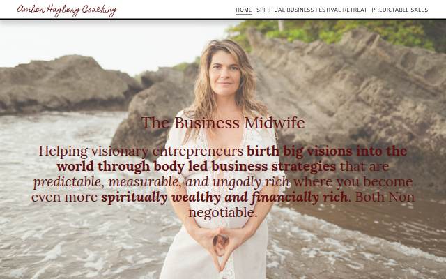 Amber Hagberg Coaching storefront