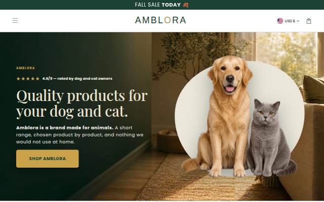 Amblora storefront