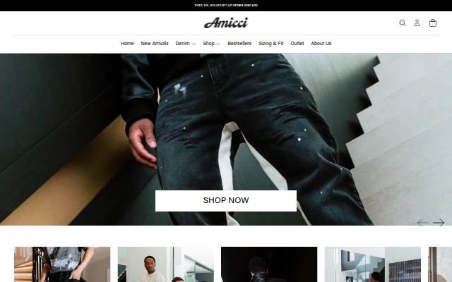 Amicci storefront