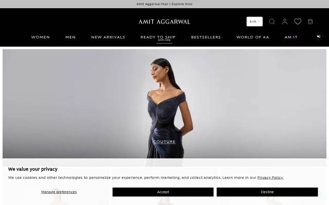 Amit Aggarwal storefront