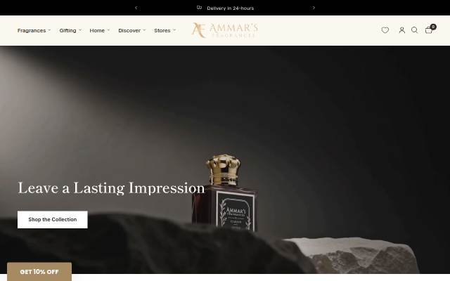Ammar's Fragrances storefront