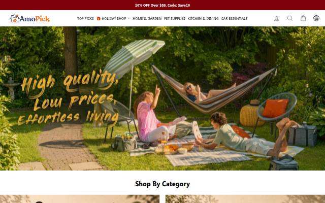AmoPick storefront