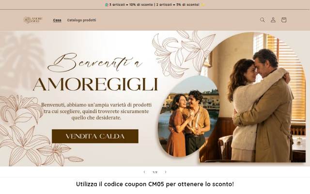 Amoregigli storefront