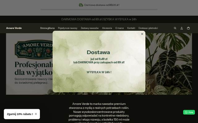 Amore Verde storefront