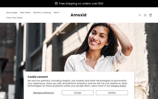 Amoxid storefront
