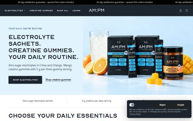 Montra da AM:PM Nutrition