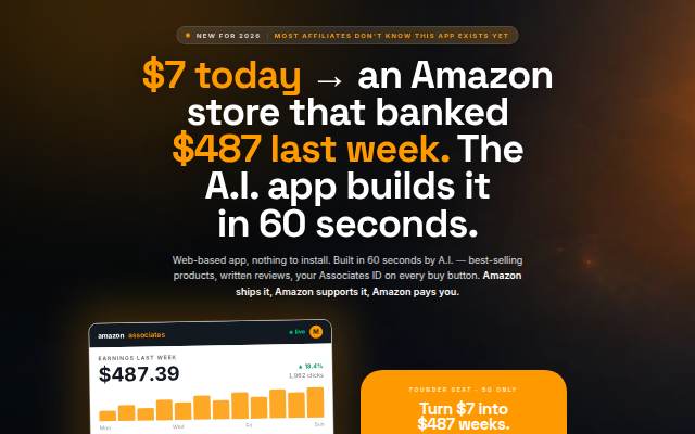 AMZ Store Machine — Push storefront