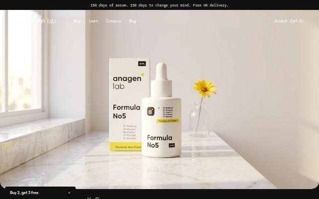Anagen Lab storefront
