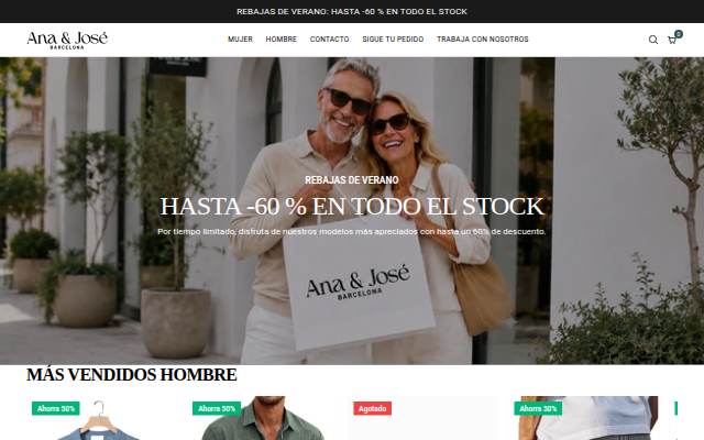 Ana &amp; José Barcelona storefront