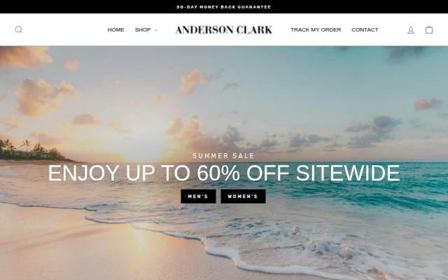 Anderson Clark storefront