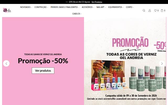 andiestore.pt storefront