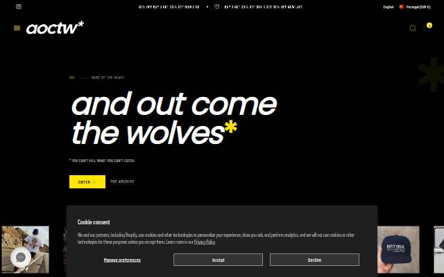AOCTW storefront