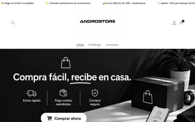 Androstore storefront