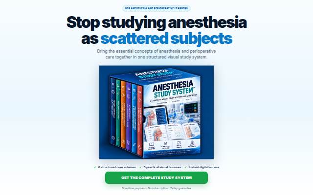Startseite von ANESTHESIA STUDY SYSTEM™