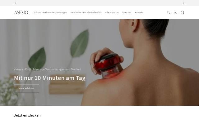 Anevio storefront
