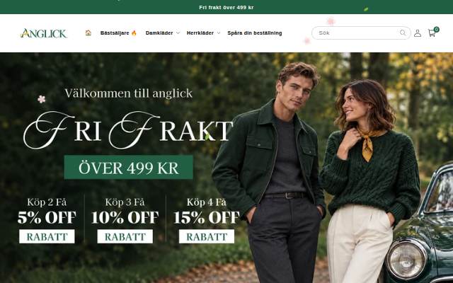 Startseite von anglick