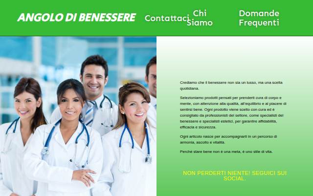 Angolo di benessere storefront