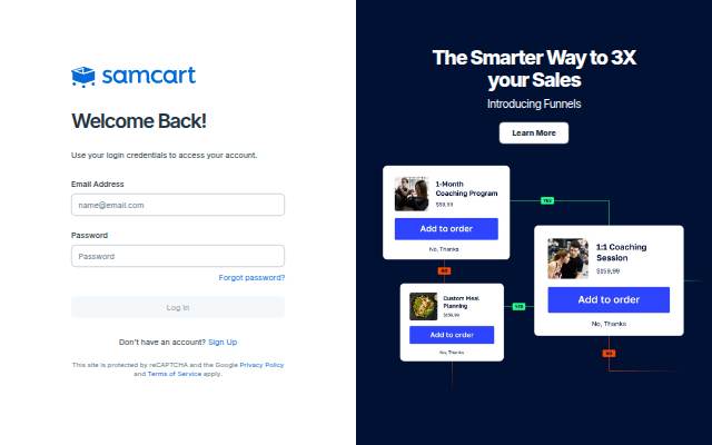 Login storefront