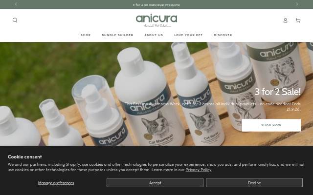 Anicura Ireland storefront