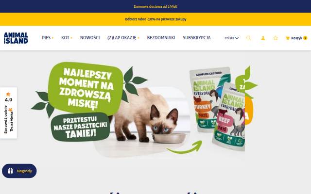 animalisland.eu storefront