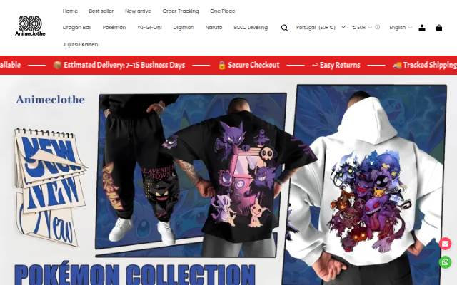Escaparate de AnimeClothe