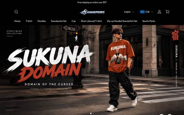 animeperks storefront