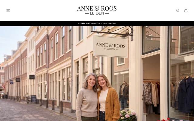 Anne &amp; Roos storefront