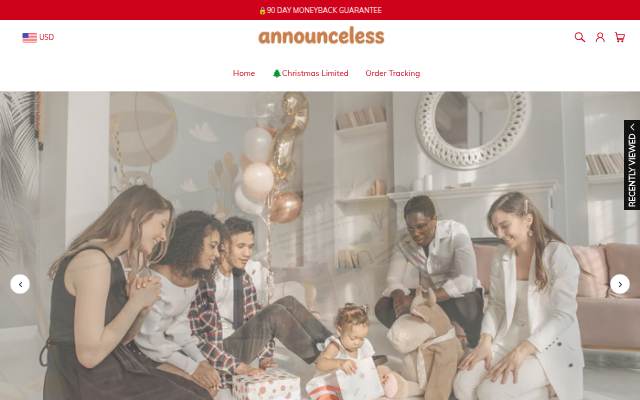 Announceless storefront