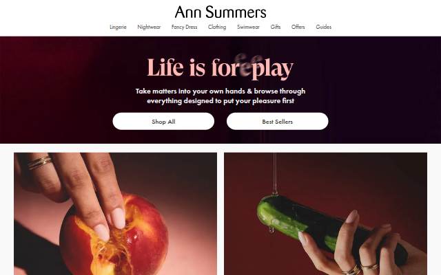 Annsummers storefront