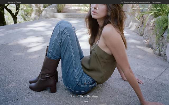 Anonymous Copenhagen DK Official Online Store storefront