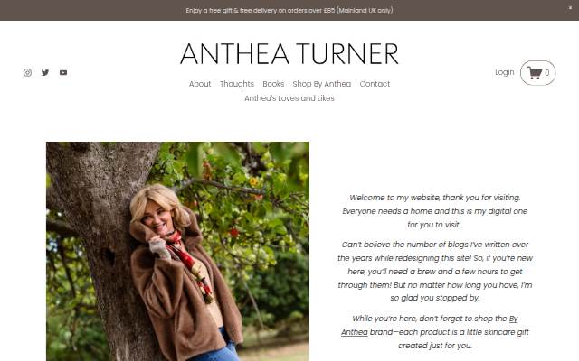 Vitrine de Anthea Turner