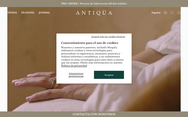Antiqua storefront