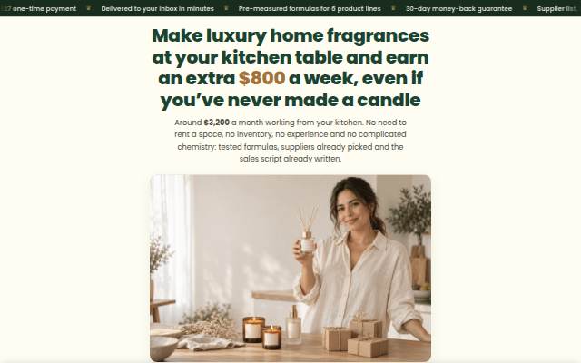 Vitrine de The Aroma Queen Method Complete Guide + 9 Bonuses