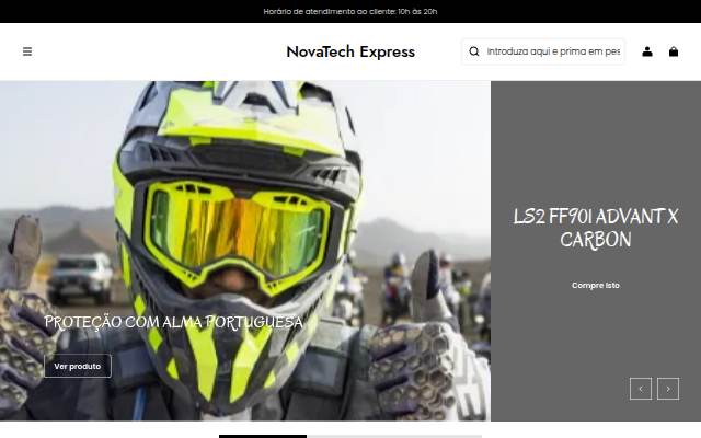 NovaTech Express storefront