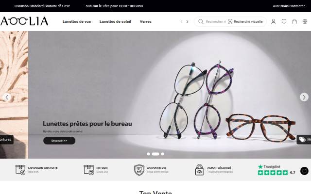 Aoolia Optical storefront