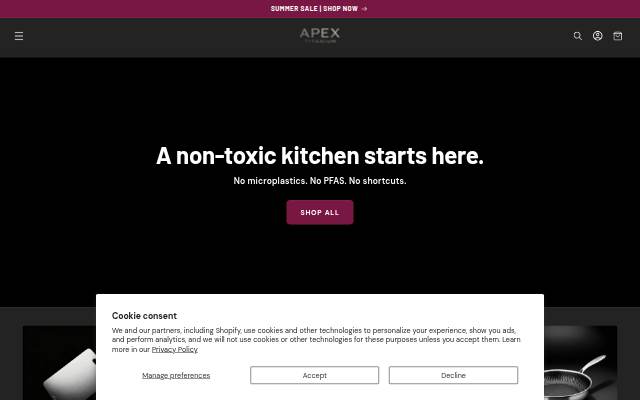 Apex Titanium storefront