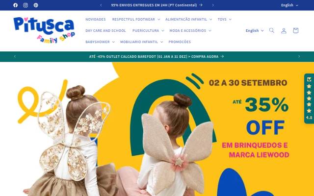 Pitusca Family Shop storefront