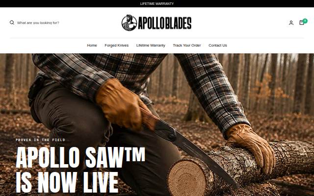 Apollo Blades storefront