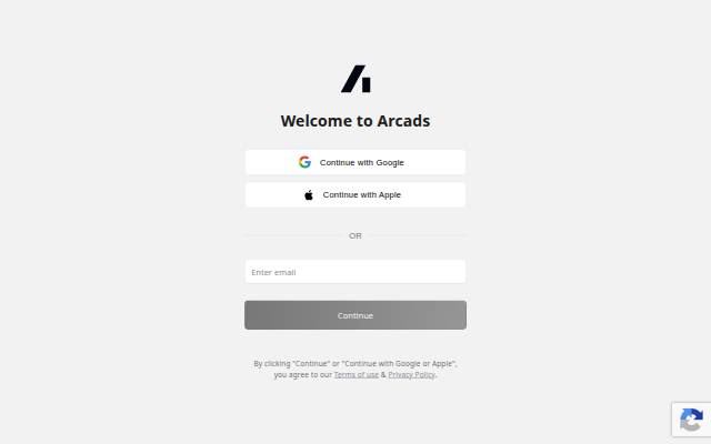 Arcads storefront