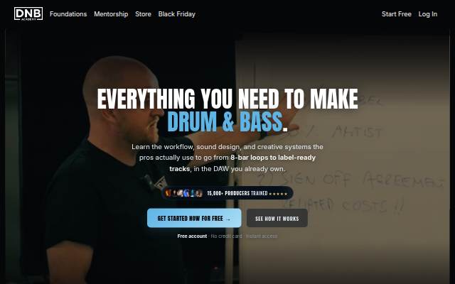Startseite von DNB Academy