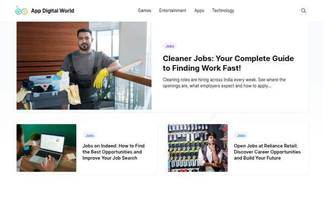App Digital World storefront