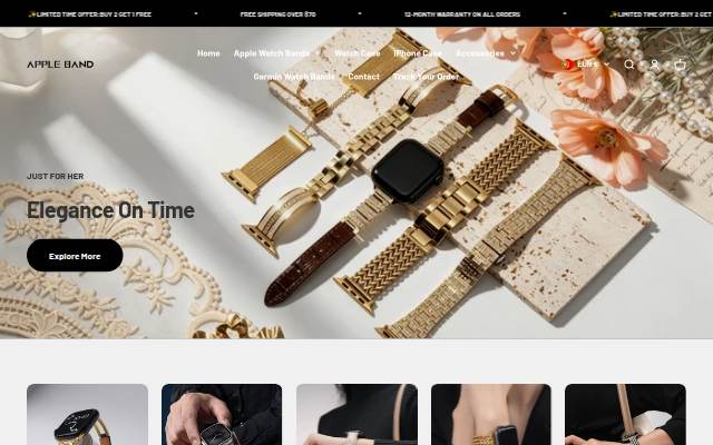 Startseite von Appleband