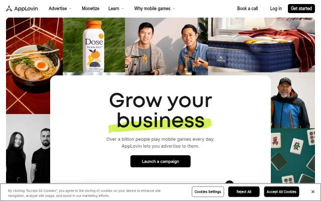 AppLovin storefront