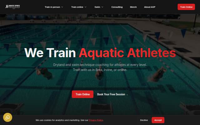 Aquatic Sports Performance storefront